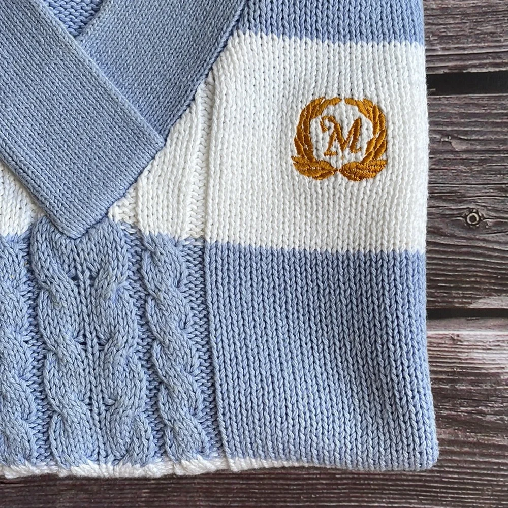 VINTAGE | IZOD preppy striped sweater vest - Picture 3 of 10